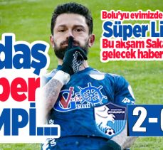 Lider Erzurumspor, Boluspor engelini 2-0’lık net skorla aştı. Süper Lig için Gözler şimdi Sakarya’da!