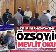 (EGC) bugün Darülfünun Camii’nde, DAGC Onursal Başkanı Feridun Fazıl Özsoy için mevlit okuttu.
