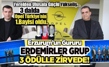Erzurum’un Yerel Sermayesi Erdemirler Grup, Otomotiv Devlerinin Zirvesinde: 3 Ödül Birden!
