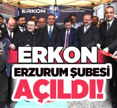 Erzurum Konfederasyonu Erzurum (ERKON) Şubesi yoğun katılımla düzenlenen törenle açıldı.