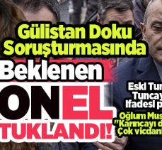 Eski Tunceli Valisi Tuncay Sonel, savcılık sorgusu sonrası çıkarıldığı mahkeme tarafından tutuklandı.