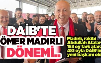 Doğu Anadolu İhracatçılar Birliği(DAİB)’in yeni başkanı başarılı iş insanı Ömer Madırlı oldu.