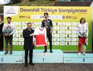 Downhill Türkiye Şampiyonası kapsamında Palandöken Dağı’nda düzenlenen yarışlar sona erdi..