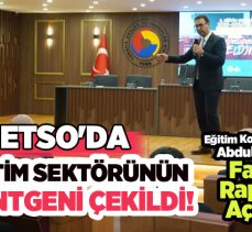 Erzurum Ticaret ve Sanayi Odası (ETSO) 3. Eğitim Grubu sektörel değerlendirme toplantısı yapıldı..