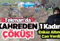 Erzurum’un Tekman ilçesinde çöken ahırın enkazında kalan bir kadın hayatını kaybetti….