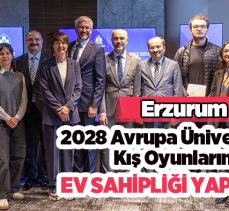 Erzurum, 2028 Avrupa Üniversiteler Kış Oyunlarına ev sahipliği yapacak