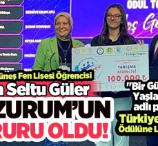Özel Güneş Fen Lisesi öğrencisi “İkra Seltu Güler”, Türkiye Birinciliği ödülüne layık görüldü… 