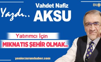 “Erzurum’a yeter ki yatırımcı gelsin; havalimanında karşılarız,yatırımcıyı baş üstünde tutarız.”