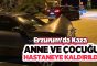 Erzurum’da akşam saatlerinde meydana gelen trafik kazasında biri çocuk 2 kişi yaralandı.