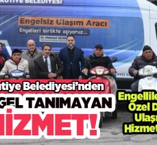Yakutiye’den Engel Tanımayan Hizmet: Ücretsiz Özel Donanımlı Ulaşım Aracı Hizmete Girdi!